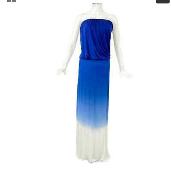 Young Fabulous & Broke Blue/white Ombré Maxi - Picture 2 of 6